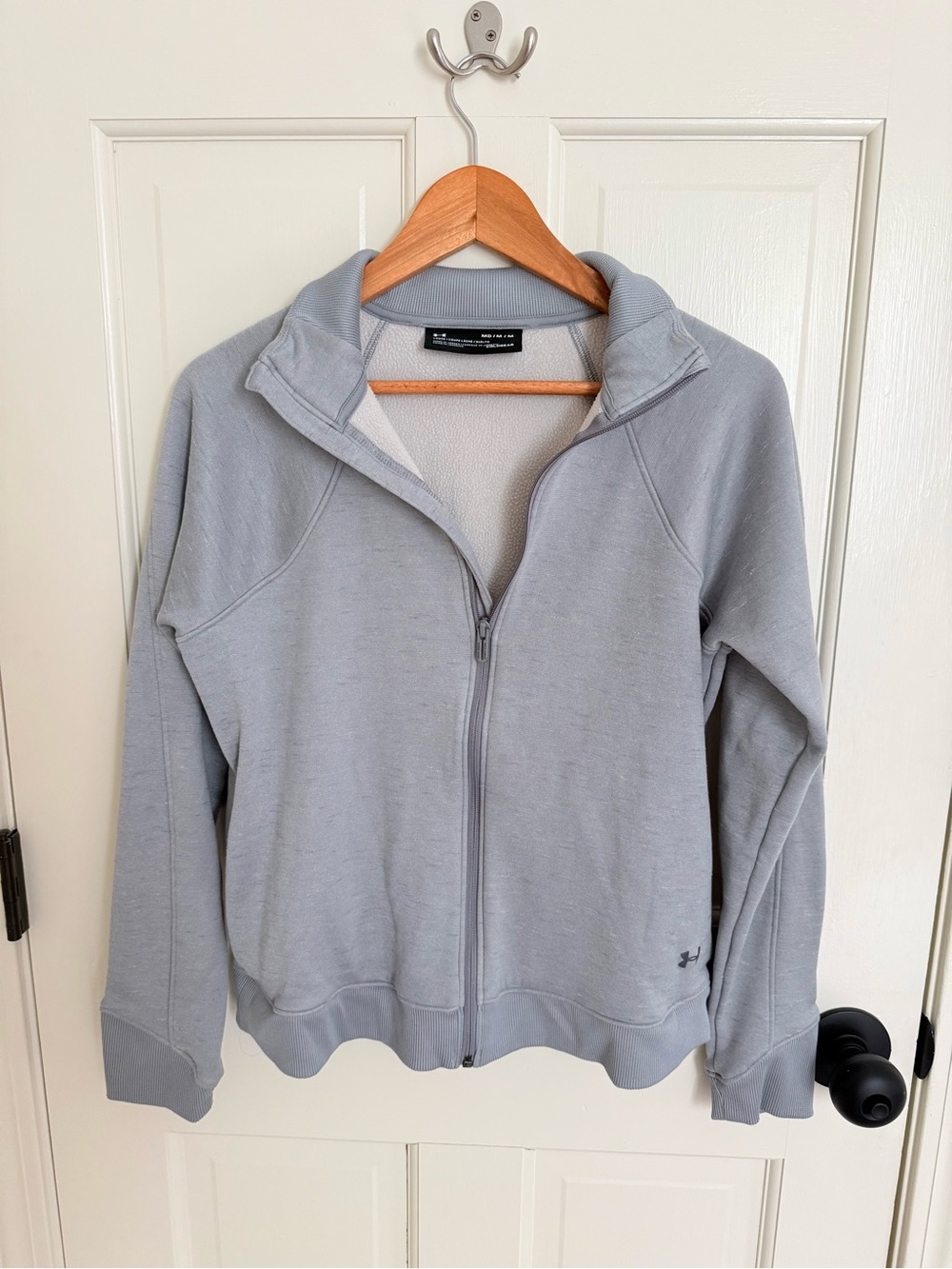 Under Armour Grey Full-Zip Fleece Jacket